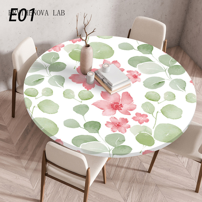Home Textiles Today News - 60/90/120Cm Waterproof Oil-Proof Table Cover Round