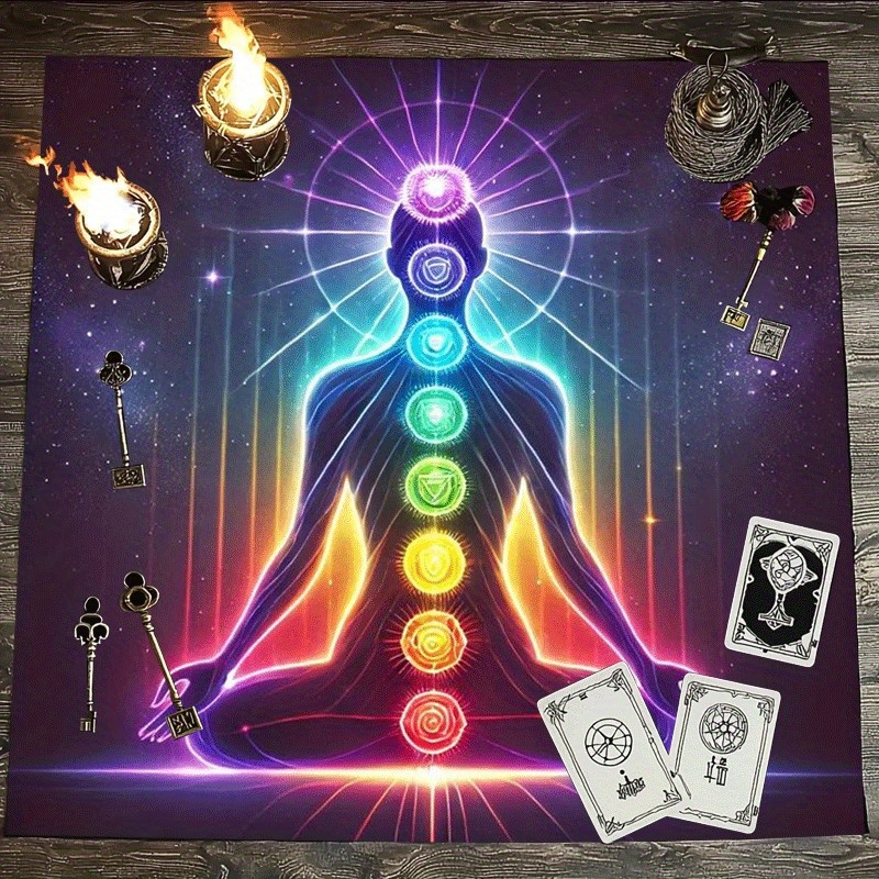 Home Textiles Today News - 1pc Chakra Energy Meditation Journey Tarot