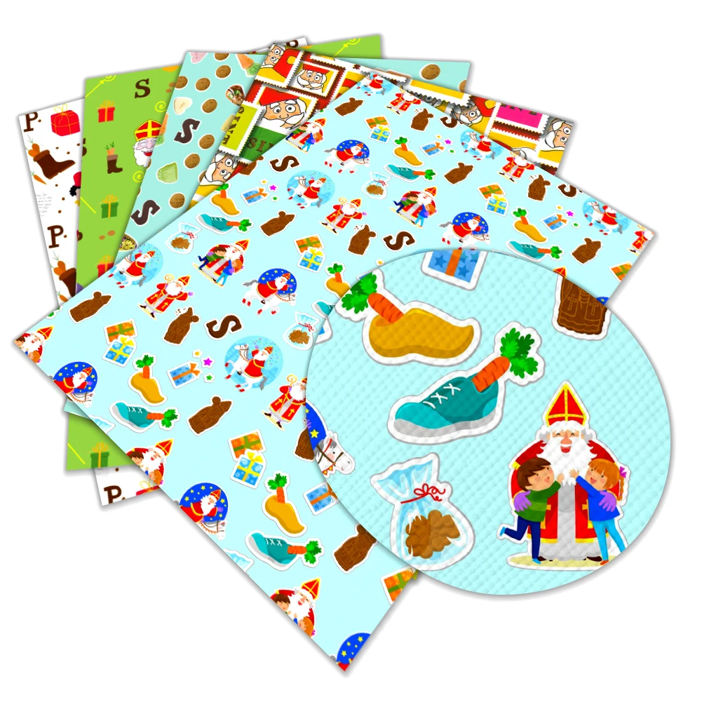 Home Textiles Netherlands - 22x30cm Cartoon Sinterklaas Christmas Netherlands Printed