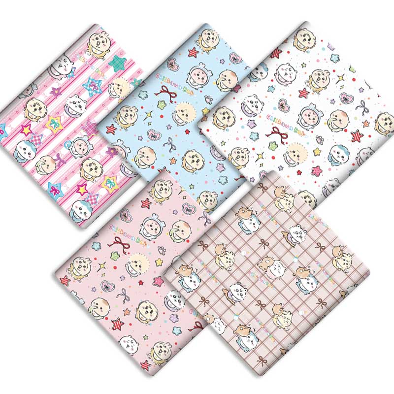 Home Textiles China - Cartoon Polyester fabric 140x50cm cotton fabric