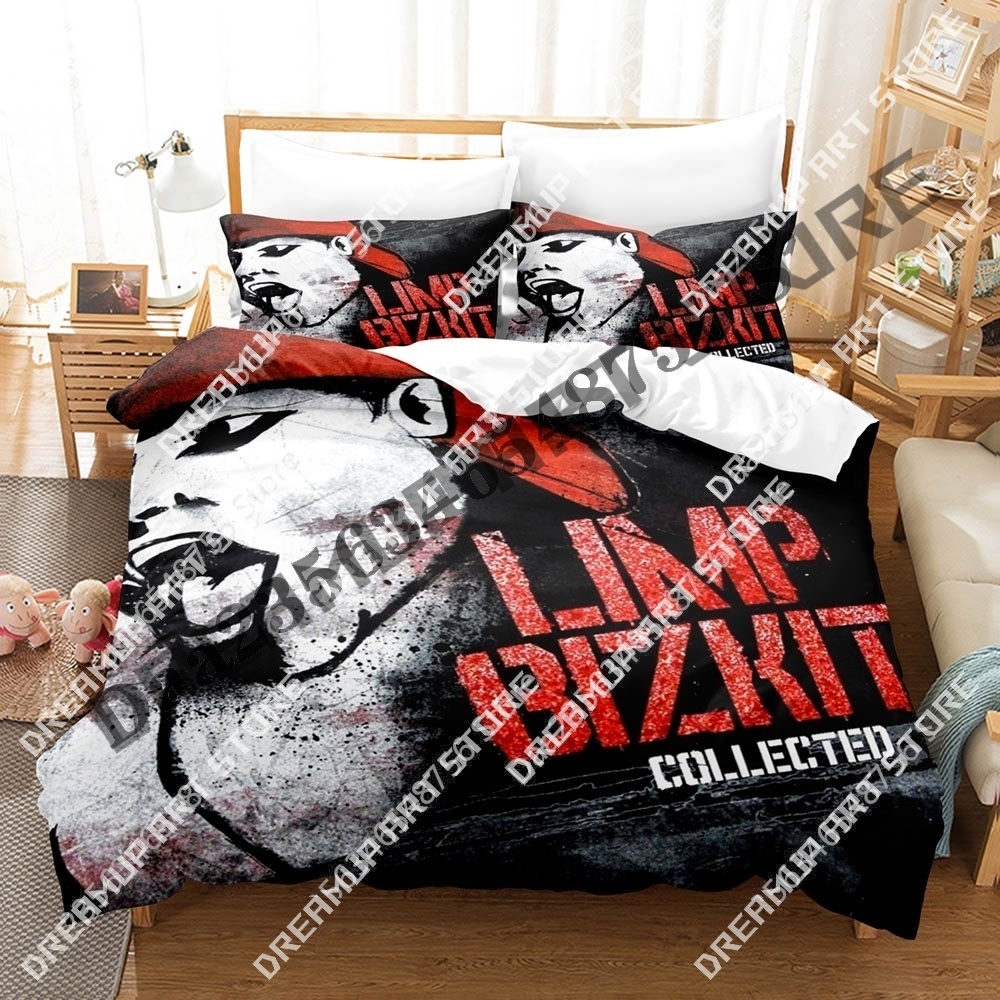 Bed Sheet Microfiber - 3D Print 2025 Limp Bizkit Bedding