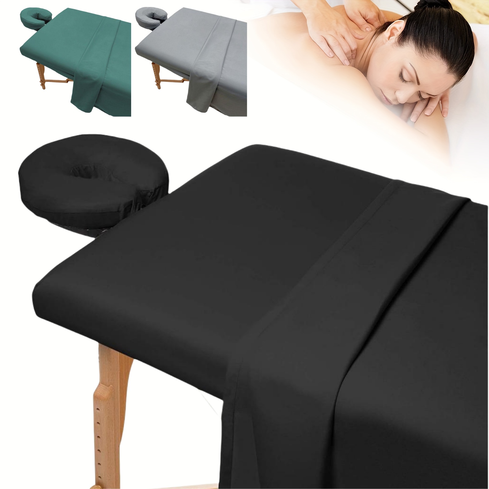 Bed Sheet Microfiber - 3pcs/Set Microfiber Massage Table Sheet Set