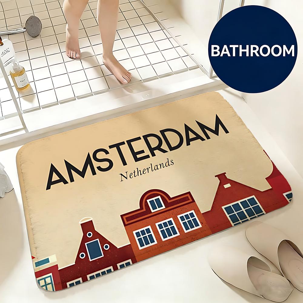 Soft Flannel Floor Mat Place A - Home Textiles Netherlands ulasan dan harga