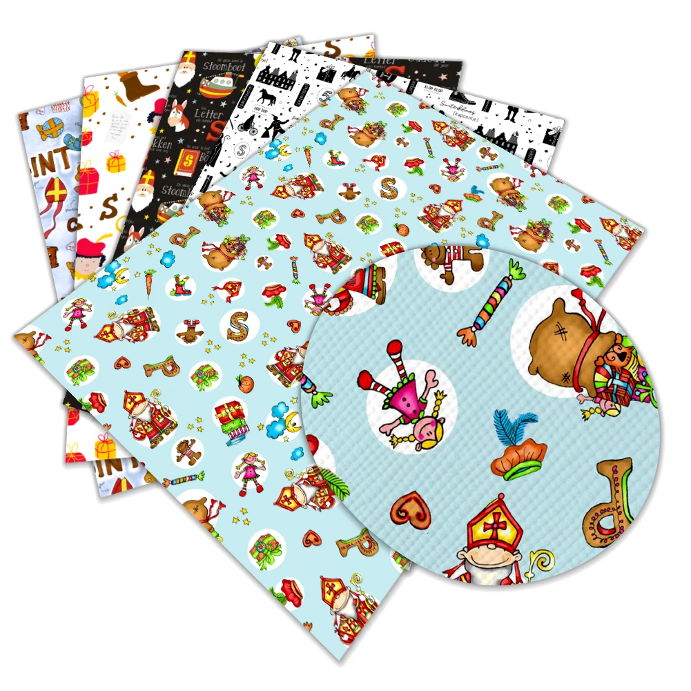 22x30cm Cartoon Sinterklaas Ch - Home Textiles Netherlands ulasan dan harga