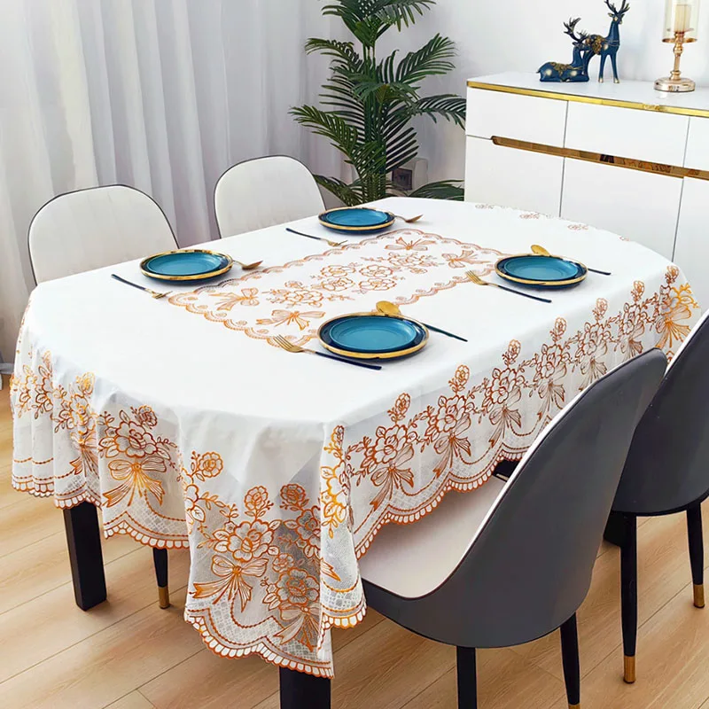 New PVC Oval Waterproof Tablec - Home Textiles Today News ulasan dan harga