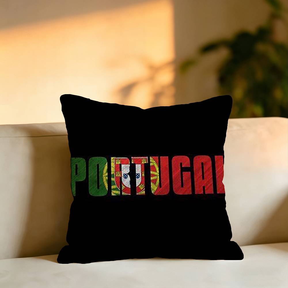 Portugal The Quinas Flag Squar - Home Textiles Portugal ulasan dan harga