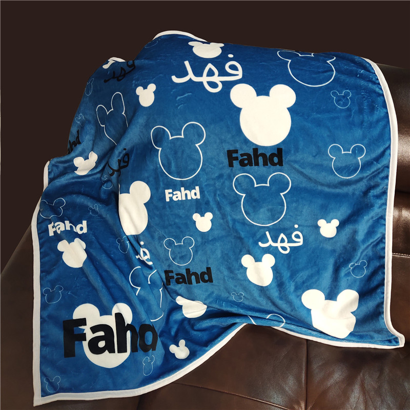 Name Personalized Baby Flannel - Bed Sheet Microfiber ulasan dan harga