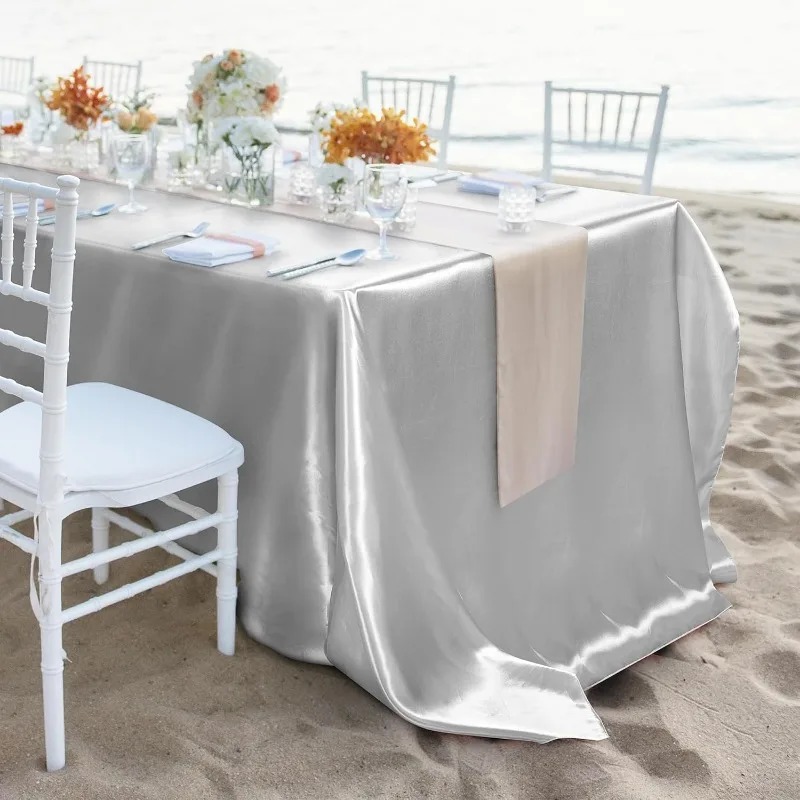 Satin Tablecloth Smooth Silky  - Home Textiles Today News ulasan dan harga
