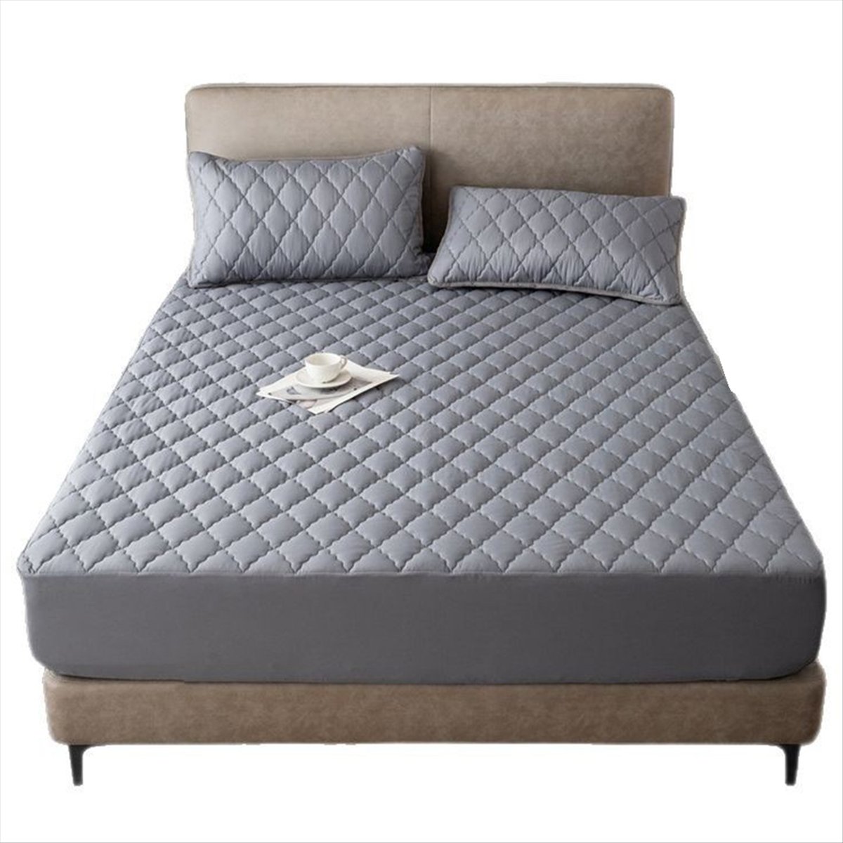 Learned- Waterproof Fitted Bed - Bed Sheet Microfiber ulasan dan harga