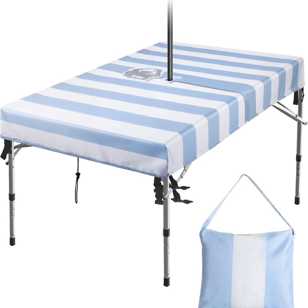 Outdoor Tablecloth with Umbrel - Home Textiles Today News ulasan dan harga