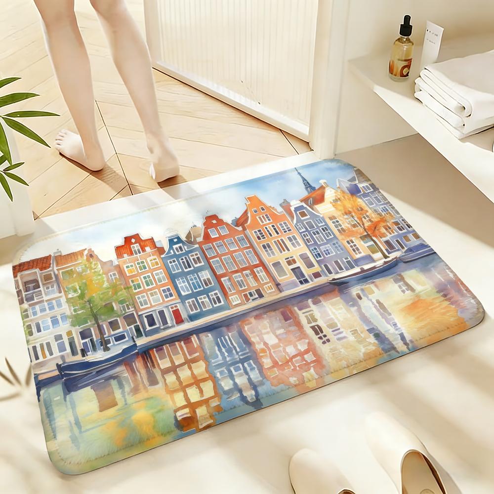 Soft Absorbent Non-Slip Rug Pl - Home Textiles Netherlands ulasan dan harga