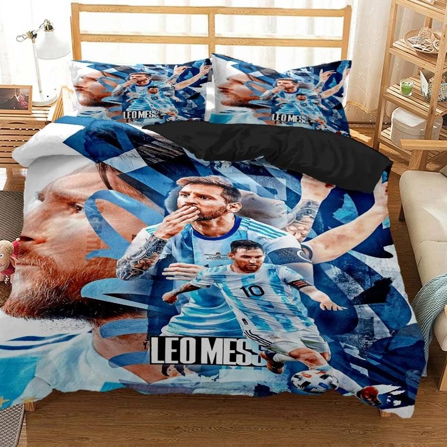 Messi Football Superstar Beddi - Bed Sheet Microfiber ulasan dan harga