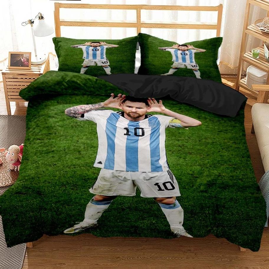 Messi Football Superstar Beddi - Bed Sheet Microfiber ulasan dan harga
