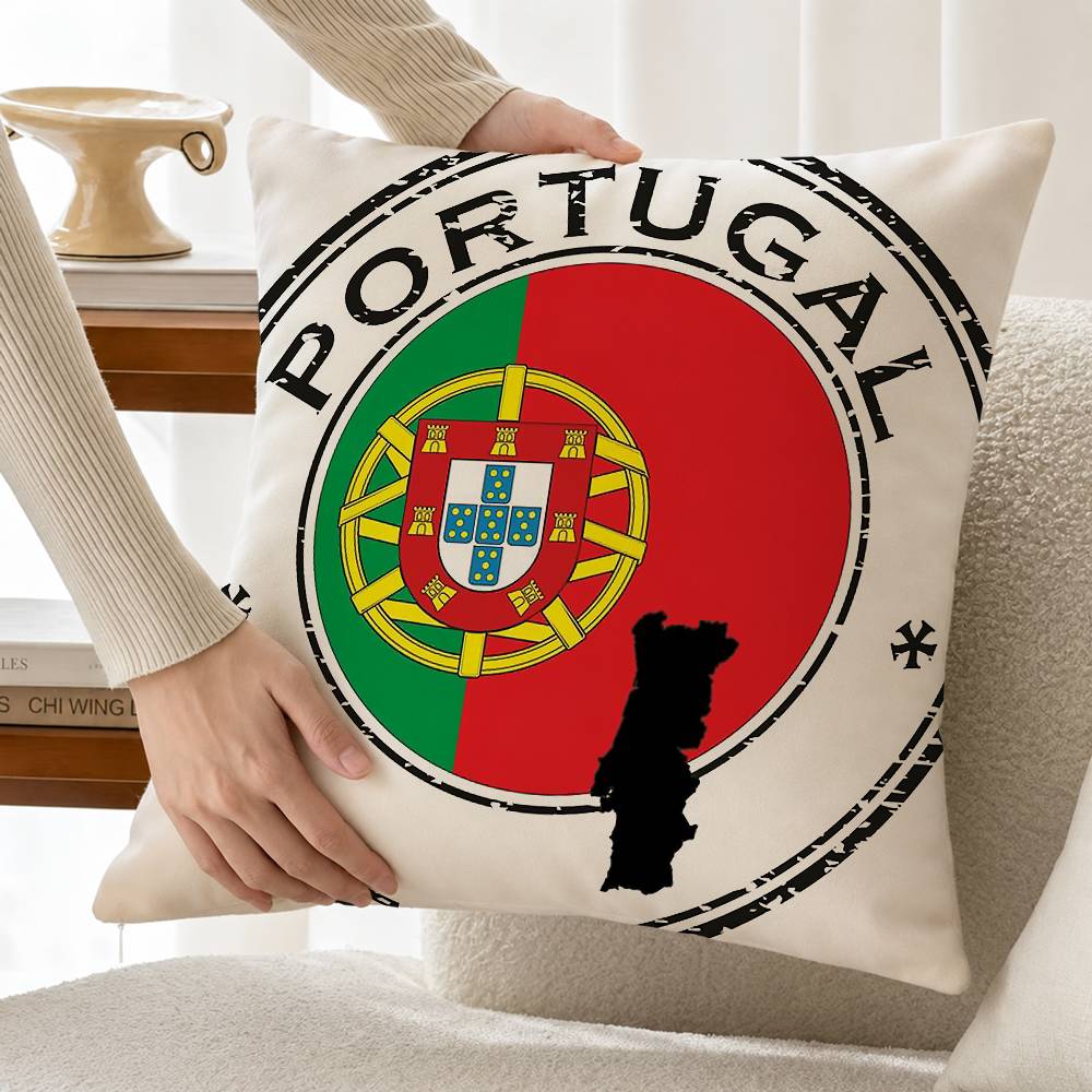 P-Portugal F-Flag Cotton Linen - Home Textiles Portugal ulasan dan harga