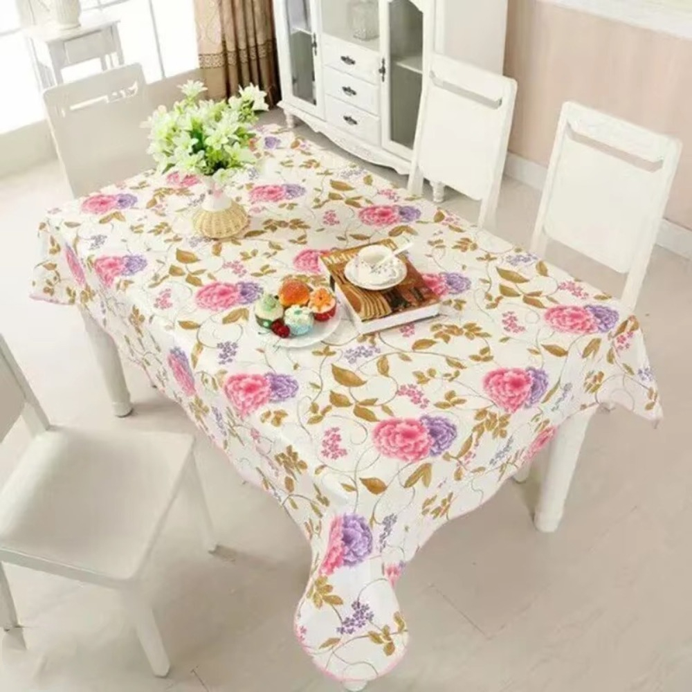 Waterproof PVC Table Cloth Hom - Home Textiles Today News ulasan dan harga